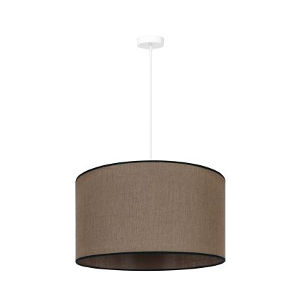 Duolla - Lestenec na vrvici ROLLER 1xE27/15W/230V pr. 40 cm rjava/črna