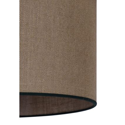 Duolla - Lestenec na vrvici ROLLER 1xE27/15W/230V pr. 40 cm rjava/črna