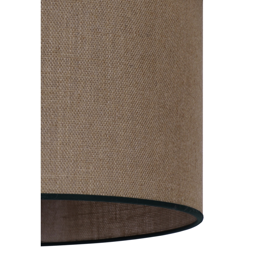 Duolla - Lestenec na vrvici ROLLER 1xE27/15W/230V pr. 40 cm rjava/črna