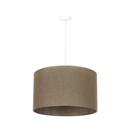 Duolla - Lestenec na vrvici ROLLER 1xE27/15W/230V pr. 40 cm rjava