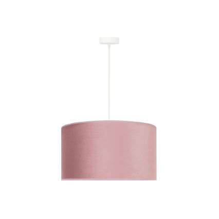 Duolla - Lestenec na vrvici ROLLER 1xE27/15W/230V pr. 40 cm roza/zlata