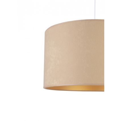 Duolla - Lestenec na vrvici ROLLER 1xE27/40W/230V pr. 40 cm bež