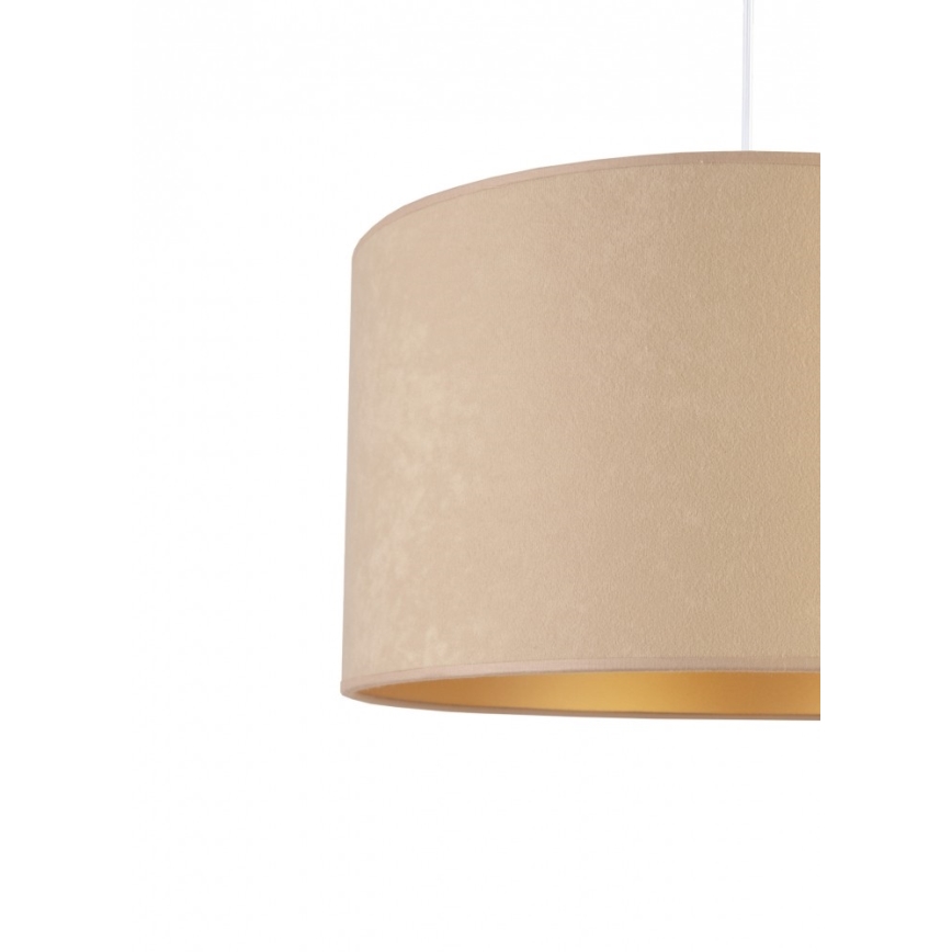 Duolla - Lestenec na vrvici ROLLER 1xE27/40W/230V pr. 40 cm bež