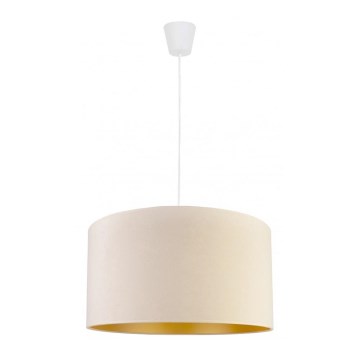 Duolla - Lestenec na vrvici ROLLER 1xE27/40W/230V pr. 40 cm krem barva