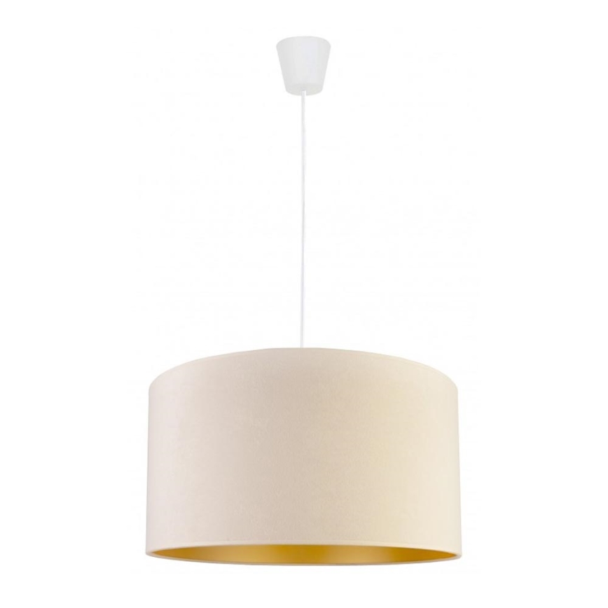 Duolla - Lestenec na vrvici ROLLER 1xE27/40W/230V pr. 40 cm krem barva