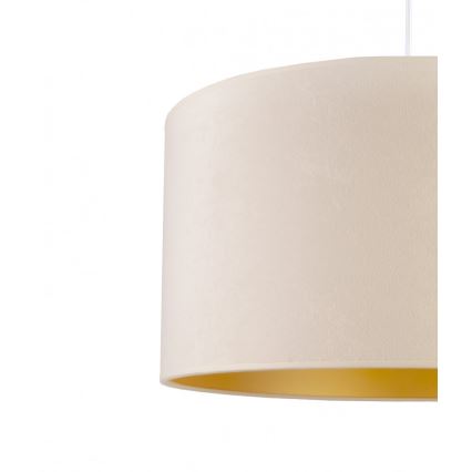 Duolla - Lestenec na vrvici ROLLER 1xE27/40W/230V pr. 40 cm krem barva