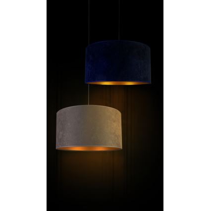Duolla - Lestenec na vrvici ROLLER 1xE27/40W/230V pr. 40 cm modra
