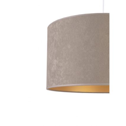 Duolla - Lestenec na vrvici ROLLER 1xE27/40W/230V pr. 40 cm siva