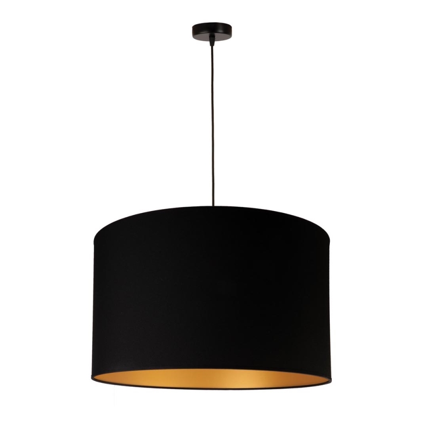 Duolla - Lestenec na vrvici ROLLER 1xE27/40W/230V pr. 45 cm črna