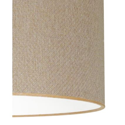 Duolla - Lestenec na vrvici ROLLER ECO RECYCLING 1xE27/15W/230V pr. 45 cm krem barva