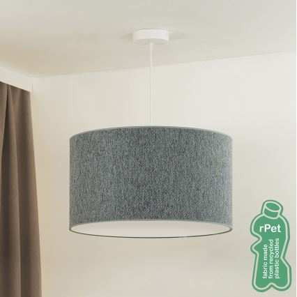 Duolla - Lestenec na vrvici ROLLER ECO RECYCLING 1xE27/15W/230V pr. 45 cm zelena