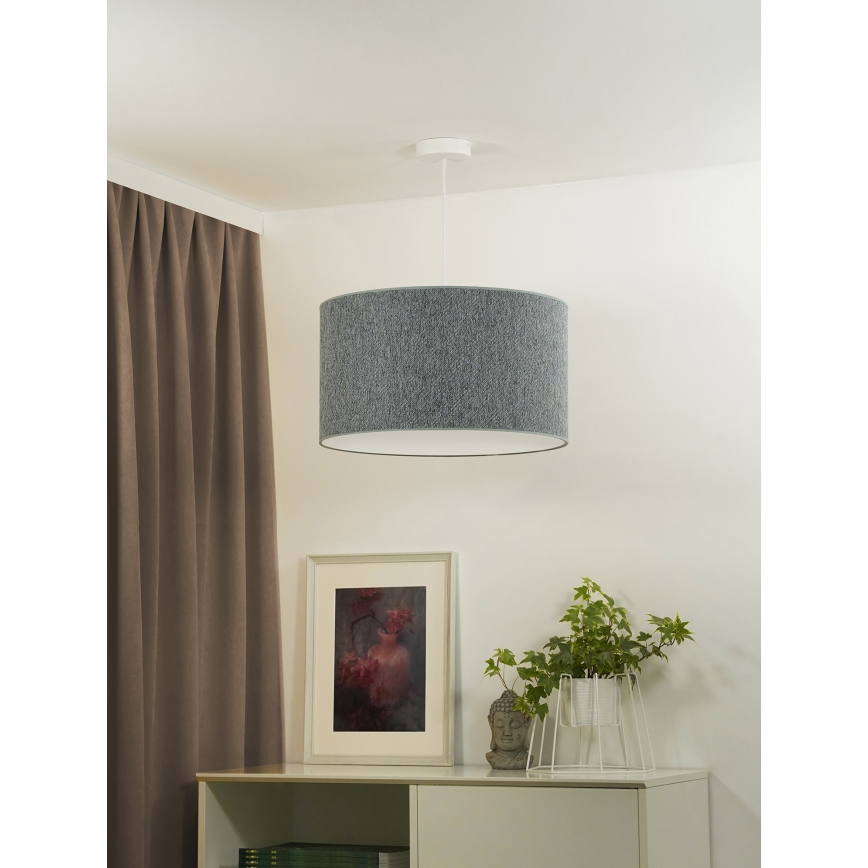 Duolla - Lestenec na vrvici ROLLER ECO RECYCLING 1xE27/15W/230V pr. 45 cm zelena