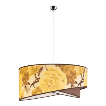 Duolla - Lestenec na vrvici ROYAL 1xE27/40W/230V pr. 50 cm rumena