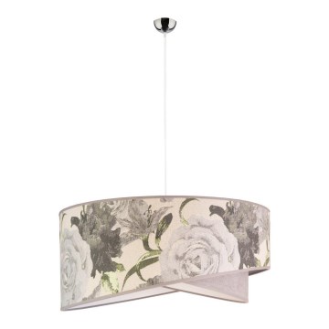 Duolla - Lestenec na vrvici ROYAL 1xE27/40W/230V pr. 50 cm siva