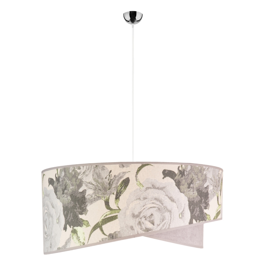 Duolla - Lestenec na vrvici ROYAL 1xE27/40W/230V pr. 50 cm siva