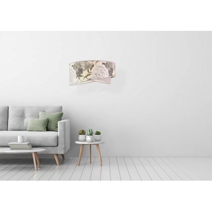 Duolla - Lestenec na vrvici ROYAL 1xE27/40W/230V pr. 50 cm siva