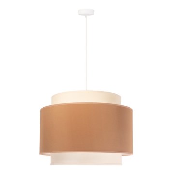Duolla - Lestenec na vrvici SOHO 1xE27/40W/230V pr. 40 cm bež/krem barva