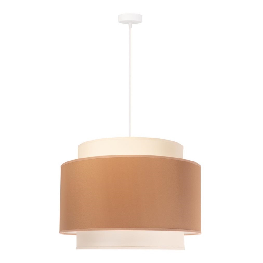 Duolla - Lestenec na vrvici SOHO 1xE27/40W/230V pr. 40 cm bež/krem barva
