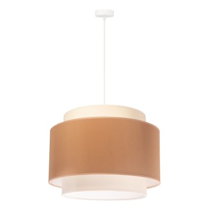 Duolla - Lestenec na vrvici SOHO 1xE27/40W/230V pr. 40 cm bež/krem barva
