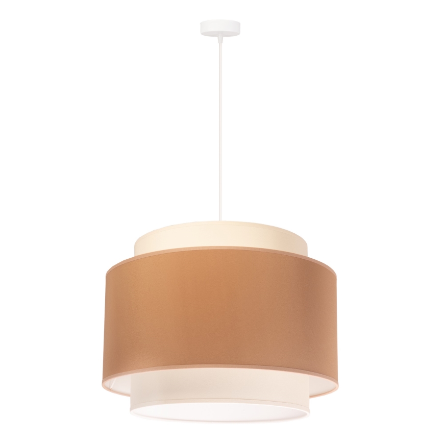 Duolla - Lestenec na vrvici SOHO 1xE27/40W/230V pr. 40 cm bež/krem barva