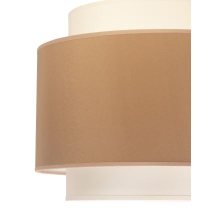 Duolla - Lestenec na vrvici SOHO 1xE27/40W/230V pr. 40 cm bež/krem barva