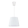 Duolla - Lestenec na vrvici SOLO 1xE27/40W/230V pr. 24 cm bela