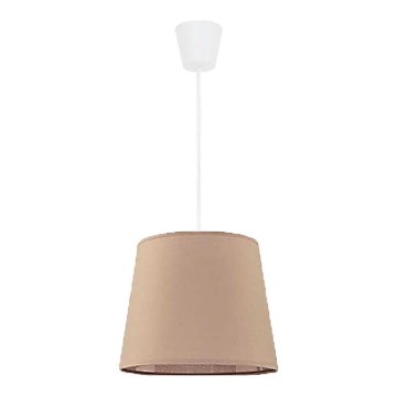 Duolla - Lestenec na vrvici SOLO 1xE27/40W/230V pr. 24 cm bež