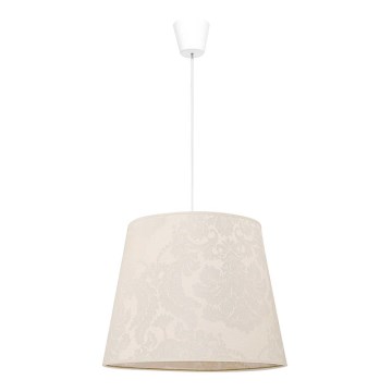 Duolla - Lestenec na vrvici SOPRANO 1xE27/40W/230V pr. 38 cm bež