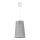 Duolla - Lestenec na vrvici SOUL 1xE27/40W/230V pr. 19,4 cm svetlo siva