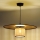 Duolla - Lestenec na vrvici TOKYO RATTAN 1xE27/15W/230V pr. 50 cm zlata/ratan