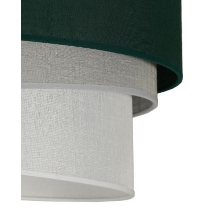 Duolla - Lestenec na vrvici TRIO 1xE27/15W/230V pr. 45 cm zelena/siva/bela