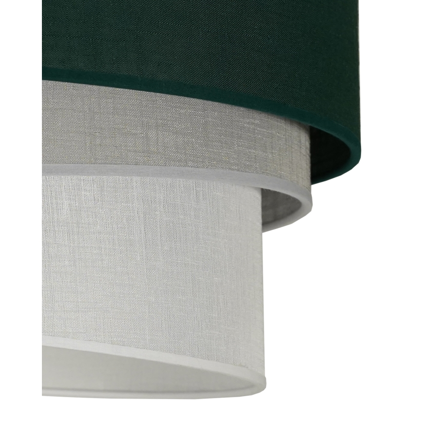 Duolla - Lestenec na vrvici TRIO 1xE27/15W/230V pr. 45 cm zelena/siva/bela