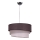 Duolla - Lestenec na vrvici TRIO 1xE27/40W/230V pr. 45 cm antracit/siva/bela