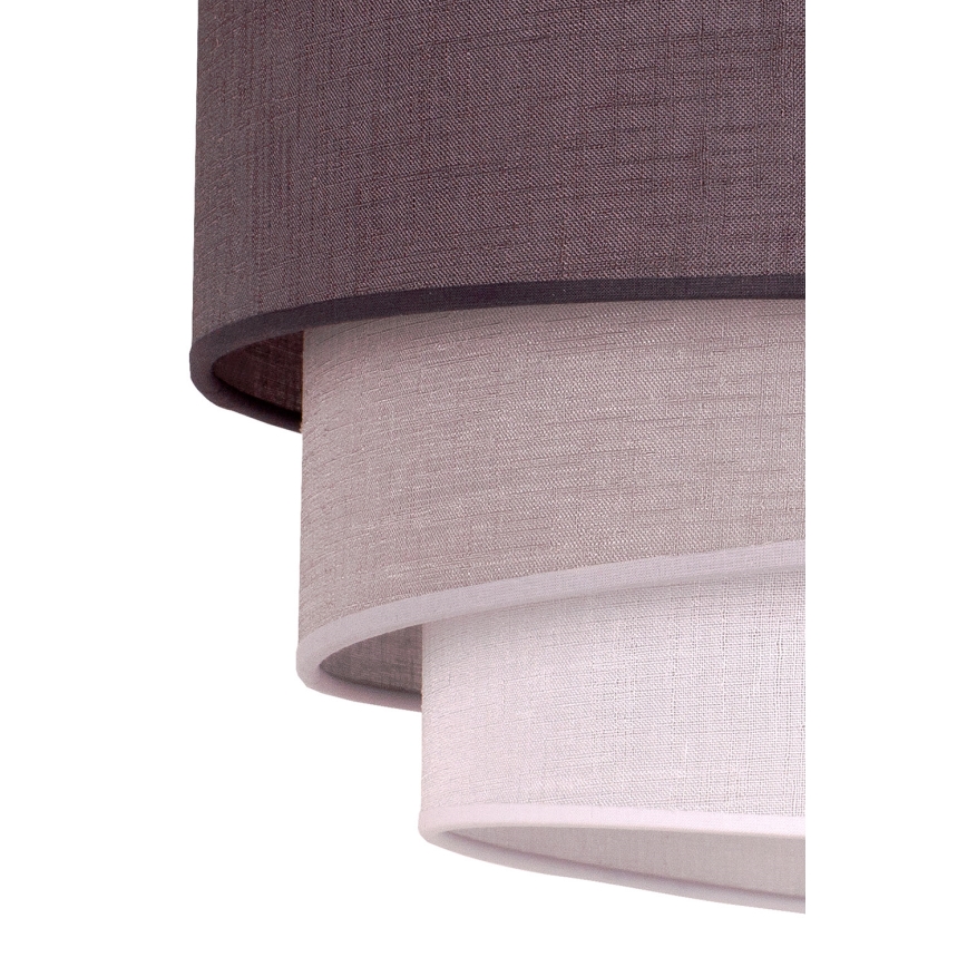 Duolla - Lestenec na vrvici TRIO 1xE27/40W/230V pr. 45 cm antracit/siva/bela