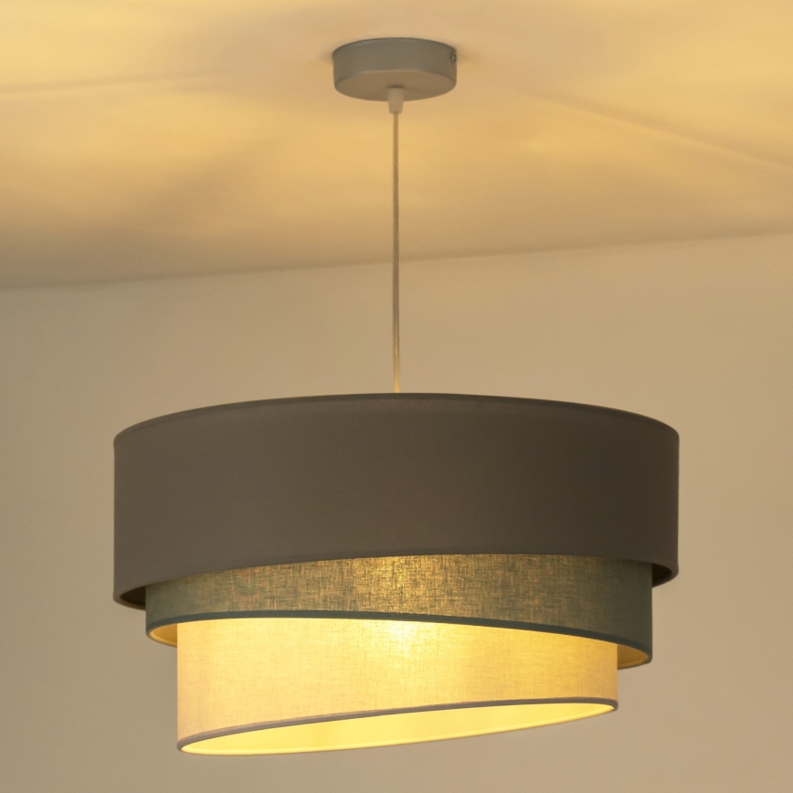 Duolla - Lestenec na vrvici TRIO 1xE27/40W/230V pr. 45 cm