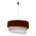 Duolla - Lestenec na vrvici TRIO 1xE27/40W/230V pr. 45 cm rjava/bež/bela