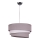Duolla - Lestenec na vrvici TRIO 1xE27/40W/230V pr. 45 cm siva/bela
