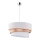 Duolla - Lestenec na vrvici TRIO 1xE27/40W/230V pr. 45 cm zlata/bela