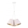 Duolla - Lestenec na vrvici TWIGGY 3xE27/40W/230V pr. 60 cm bela