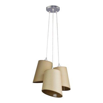 Duolla - Lestenec na vrvici VERONA 3xE27/40W/230V pr. 40 cm