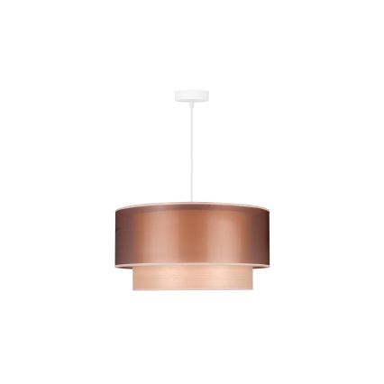 Duolla - Lestenec na vrvici WOOD BOHO 1xE27/15W/230V pr. 45 cm baker/bež