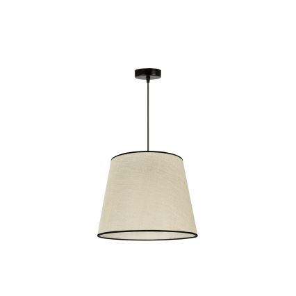 Duolla - Lestenec na vrvici YUTE 1xE27/15W/230V pr. 38 cm siva/črna