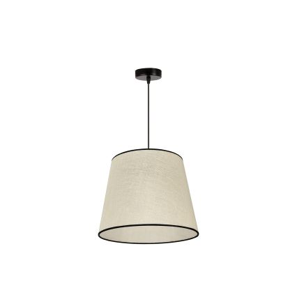 Duolla - Lestenec na vrvici YUTE 1xE27/15W/230V pr. 38 cm siva/črna