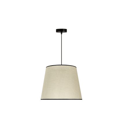 Duolla - Lestenec na vrvici YUTE 1xE27/15W/230V pr. 38 cm siva/črna