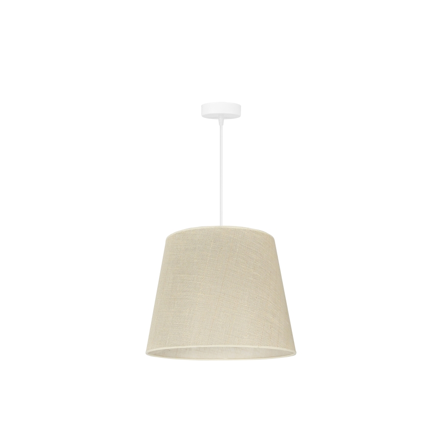 Duolla - Lestenec na vrvici YUTE 1xE27/15W/230V pr. 38 cm siva