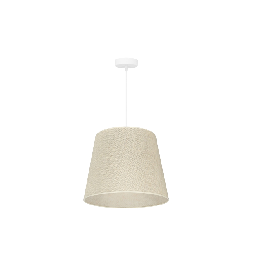 Duolla - Lestenec na vrvici YUTE 1xE27/15W/230V pr. 38 cm siva