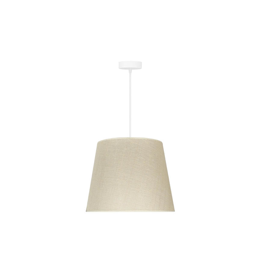 Duolla - Lestenec na vrvici YUTE 1xE27/15W/230V pr. 38 cm siva
