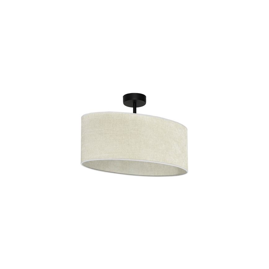 Duolla - Lestenec OVAL 1xE27/15W/230V siva