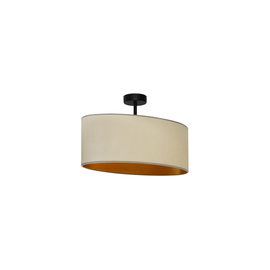 Duolla - Lestenec OVAL VEGAN 1xE27/15W/230V bež