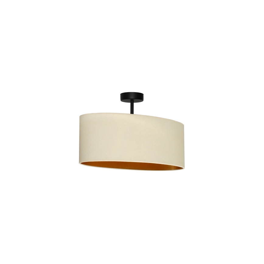 Duolla - Lestenec OVAL VEGAN 1xE27/15W/230V krem barva